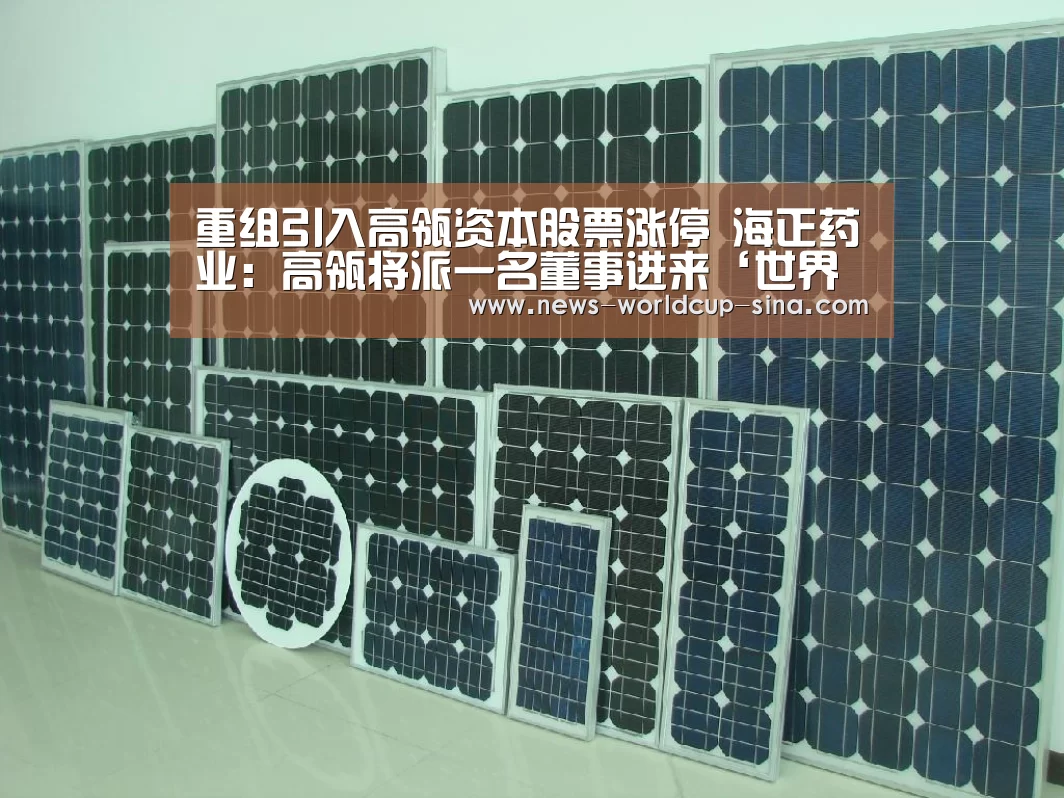 重组引入高瓴资本股票涨停 海正药业:高瓴将派一名董事进来‘世界杯网站’(图4) 世界杯网站